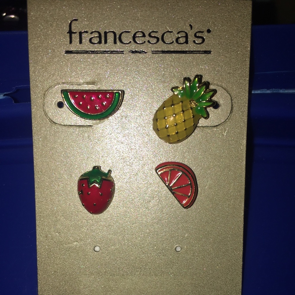 NEW! FRUITY STUD EARRINGS!🍉🍓🍊🍍